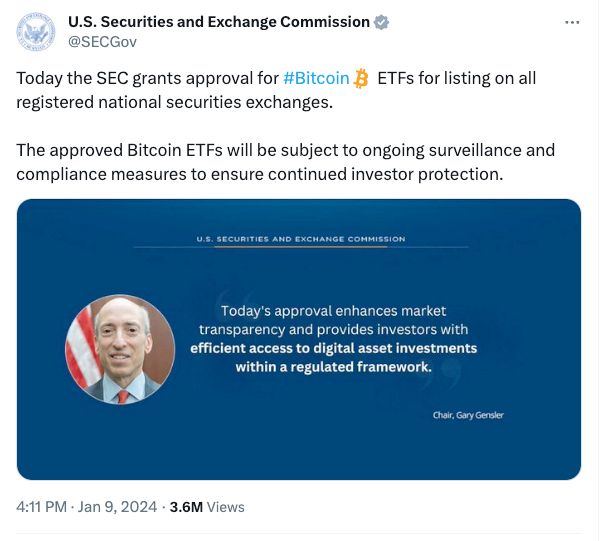 SEC Hacked Tweet